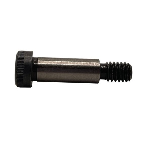 Suburban Bolt And Supply Shoulder Screw, M8 Thr Sz, 12 mm Thr Lg, 12 mm Shoulder Lg, Steel
